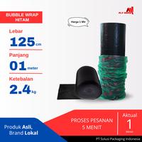 Gambar FLYHOME Bubble wrap hitam 1meter potongan 2,4kg bublewrap 125 x 1meter - Hitam dari Flyhome Brand Lokal Kota Depok 1 Tokopedia