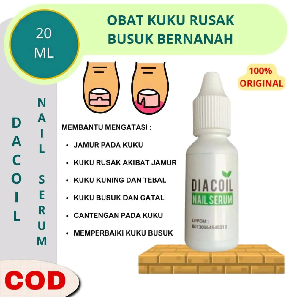 DIACOIL NAIL SERUM ORIGINAL PENUMBUH KUKU SOLUSI MASALAH KUKU RUSAK CANTENGAN BERNANAH KUTIKULA NAIL ART PERAWATAN KUKU AMPUH HALAL COD BEST SELLER