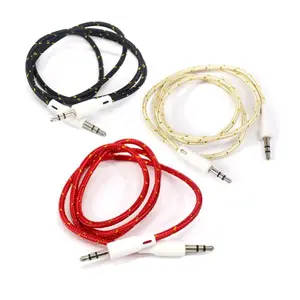 Kabel Audio 1x1/2x1 dengan Warna Variatif Hitam Putih dan Merah untuk Kualitas Suara Terbaik
