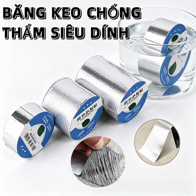Băng keo chống thấm siêu dính khổ size 5cm x 5m/10cm x5m/5cm x10m