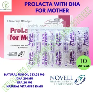 PROLACTA WITH DHA FOR MOTHER 10 SOFTGELS OMEGA 3 MATERNITY