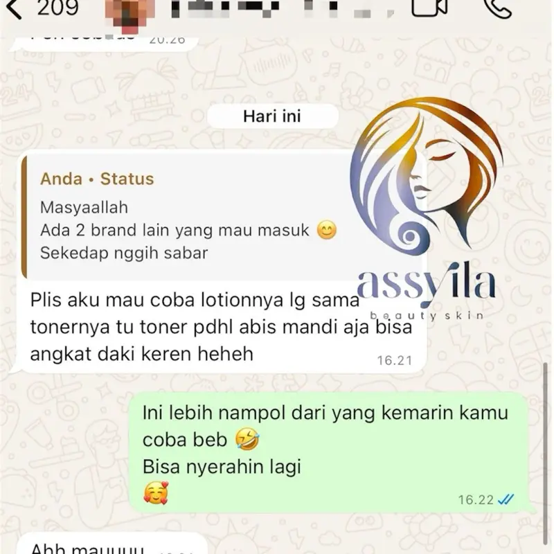 [ READYY TERBATAS ] 9% NIACINEMIDE Whitening Booster Premium Essense Toner by assyilabeautyskin  Mencerahkan Memutihkan || Assyila || beauty || skin 3