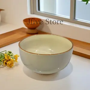 Mangkok Keramik Coklat 14cm | Mangkok Bakso, Sup, Mie, dan Sereal