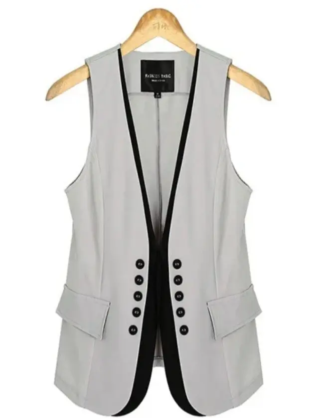 Rompi Blazer Wanita Kalysha Korean Style Terbaru Atasan Wanita Fashion Casual