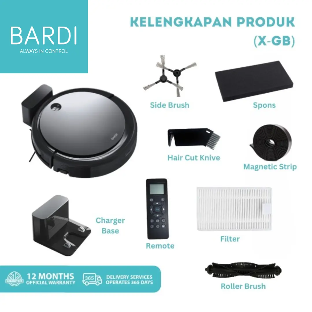 BARDI Smart Vacuum Robot X-GB/X-GM