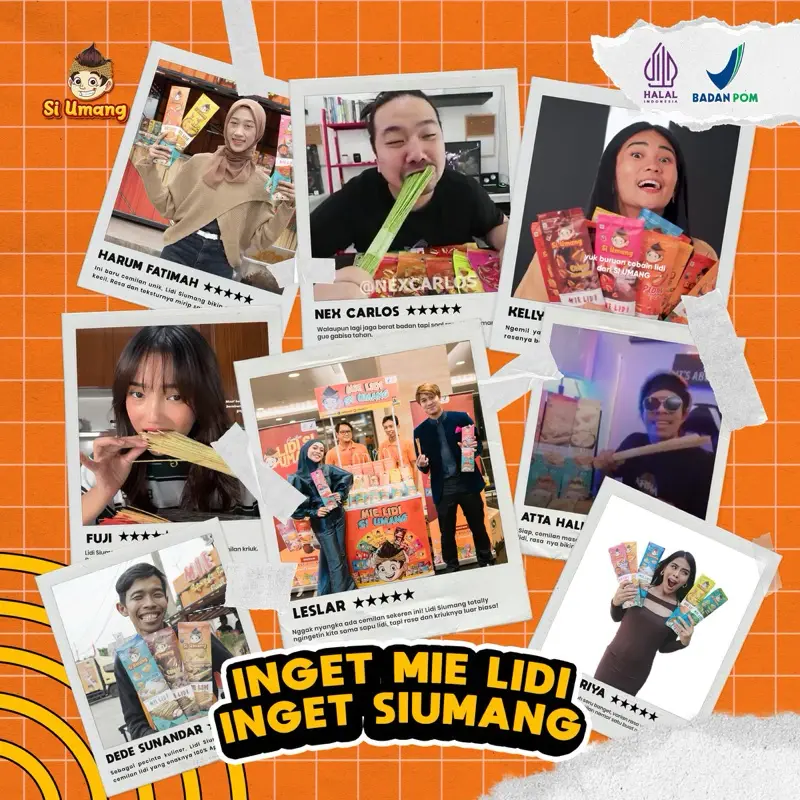 Si Umang Cemilan Sapu Lidi 130G Paket Bundling Hemat 10 Pcs (TIDAK BISA REQUEST RASA) Food Jajanan Snack Keripik Asin Manis Pedas Gratis Ongkir Rp0 5