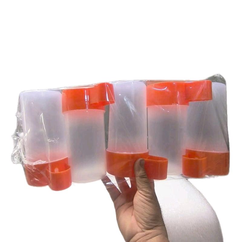 COMBo 5 Cái Bình Nước Uống Tự Động Cho Gà Con 0,9 Lit Màu Cam Chất Liệu Nhựa…
