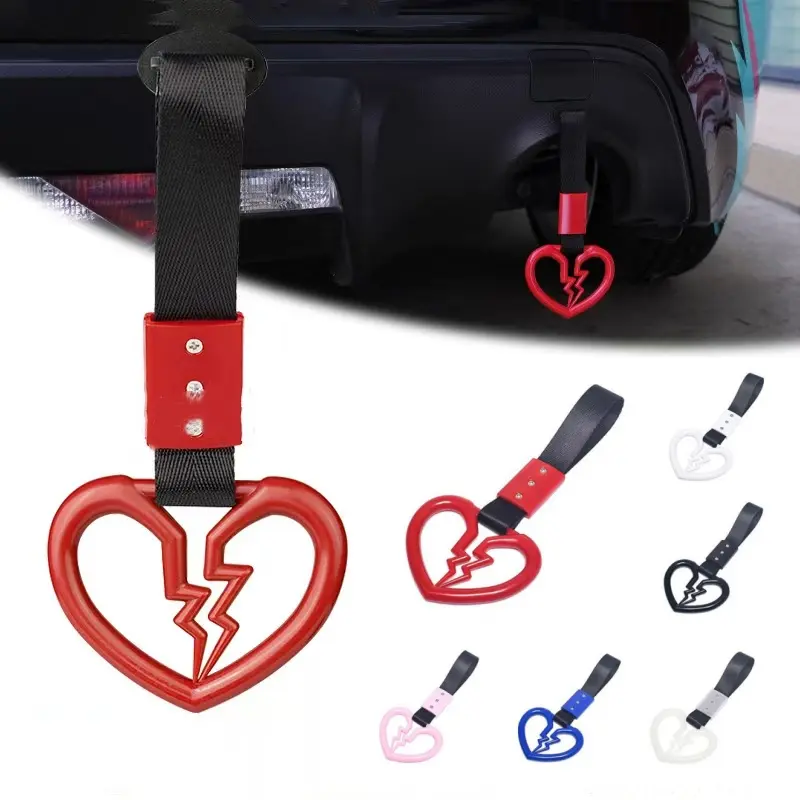 Dây Đeo Chống Tĩnh Điện Hình Trái Tim Con, Trang Trí Dễ Thương,  Vòng Treo Cảnh Báo, Thích Hợp Cho Tay Cầm Xe Ô Tô, Vòng Cảnh Báo Chống Va Đập Hậu Trước, Cho Ô Tô
