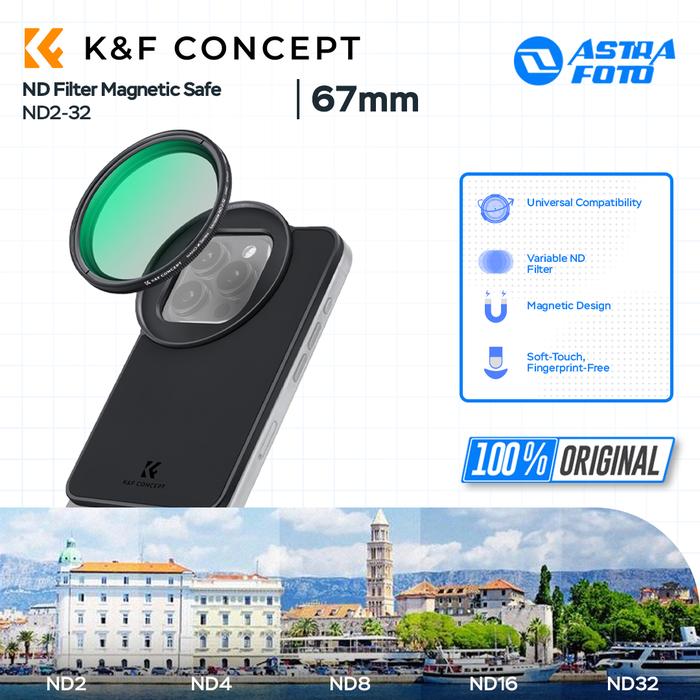 Gambar KNF Concept ND2-32 67mm Smartphone Filter Adaptor With Magsafe Case For iPhone 16/15/14/13/12 Pro Max, 16/15/14 Plus K&F Concept Casing Magsafe dari Astra Foto Kota Administrasi Jakarta Pusat Tokopedia
