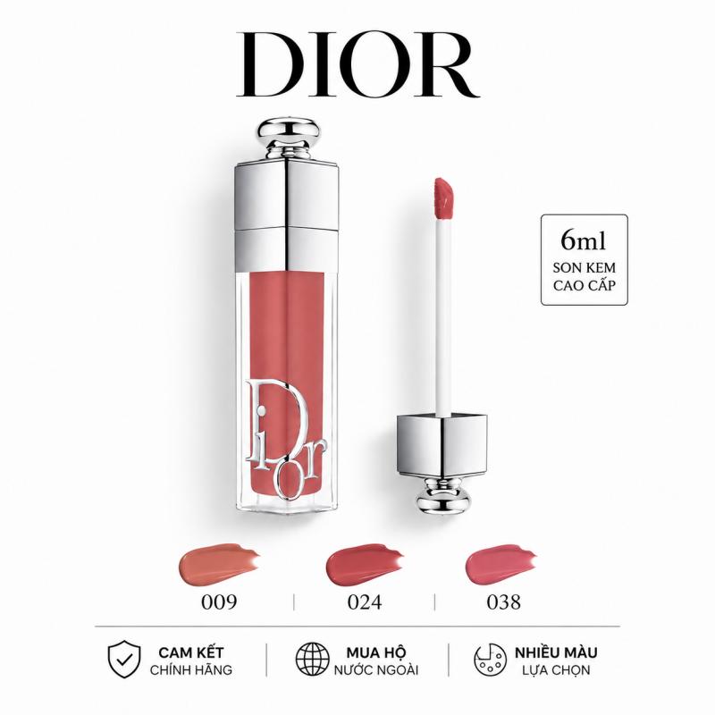 Dior Son Kem 6ml Son Môi Lên Màu Đẹp Mịn Môi Bền Màu Lâu Trôi Màu Son Thời…