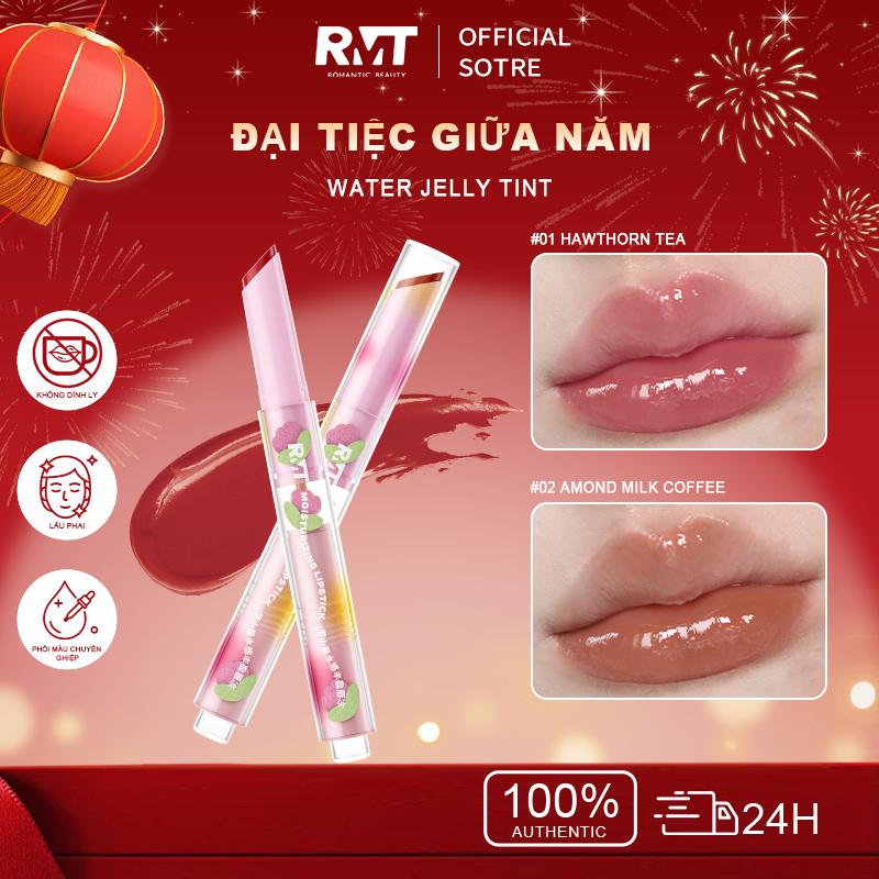  RMT Romantic Beauty Thạch Lót Môi Căng Mọng Dưỡng Ẩm Vết Môi Trơn Với Kết Cấu Bóng Son Dưỡng Môi Đa Chức Năng Và Son Kem Trong Một 