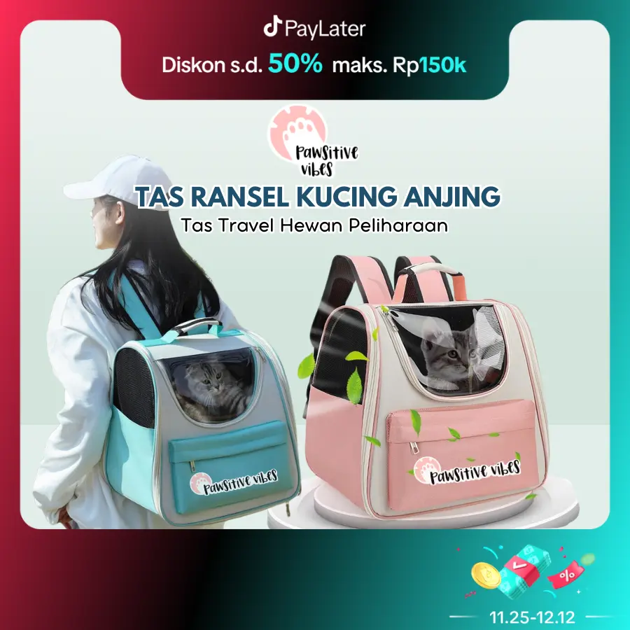 Pet Travel - Tas Ransel Kucing Anjing - Tas Travel Hewan Peliharaan - Tas Kucing Jumbo - Tas Astronot Hewan untuk Kucing Anjing  - Pet Cargo Kucing Anjing blacan  kucing