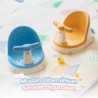 Gambar [Dapat Box Produk] KISUBO Baby Bath Seat Stool Kursi Mandi Bayi Tempat Mandi Bayi Anak - BBSS-052-BLUE dari KISUBO Indonesia Kota Administrasi Jakarta Utara 5 Tokopedia