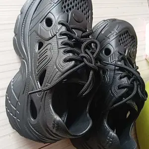 Irsoe Sepatu Anak Unisex Terbaru Bahan Karet Ringan Empuk Anti Slip Tahan Air Pilihan Warna Coklat-Putih