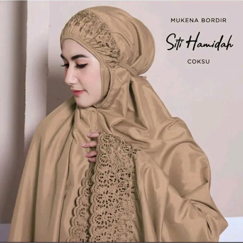 Mukena Khadijah Dewasa Katun Mikro Free Tas