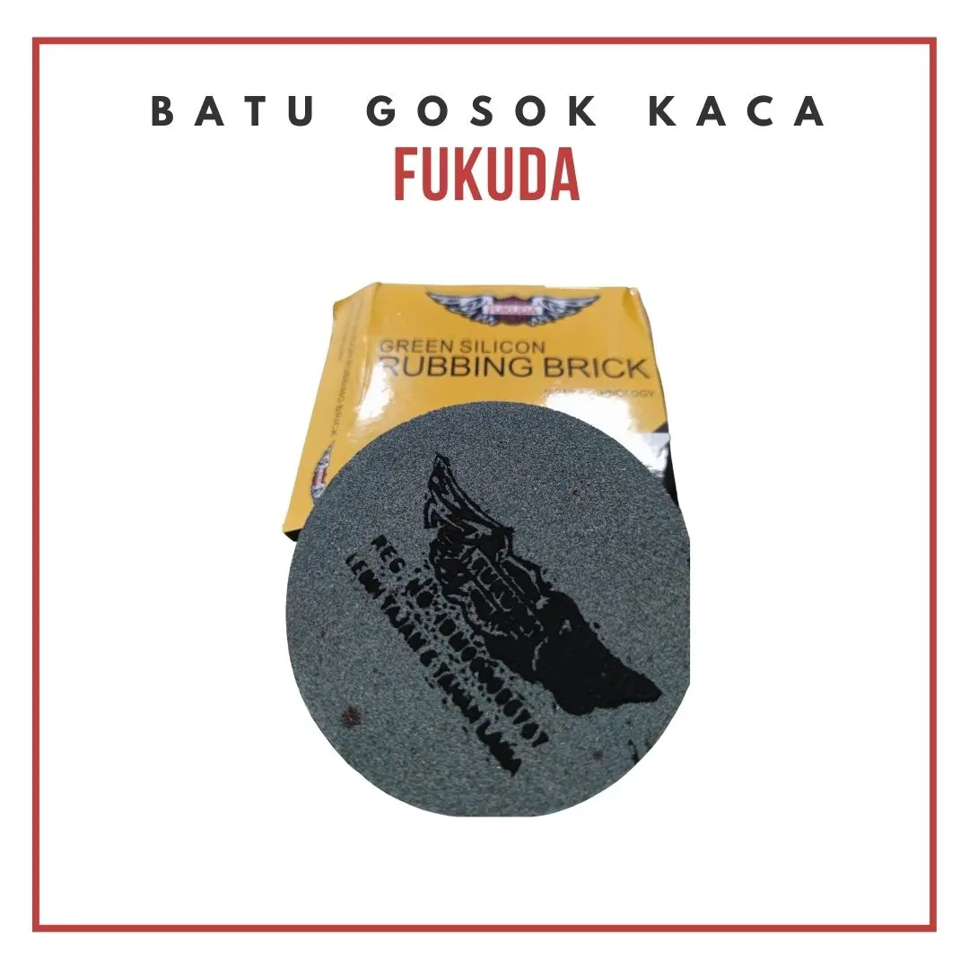 Fukuda Batu Gosok Kaca Batu Poles kaca Batu Asah Kaca 100mm