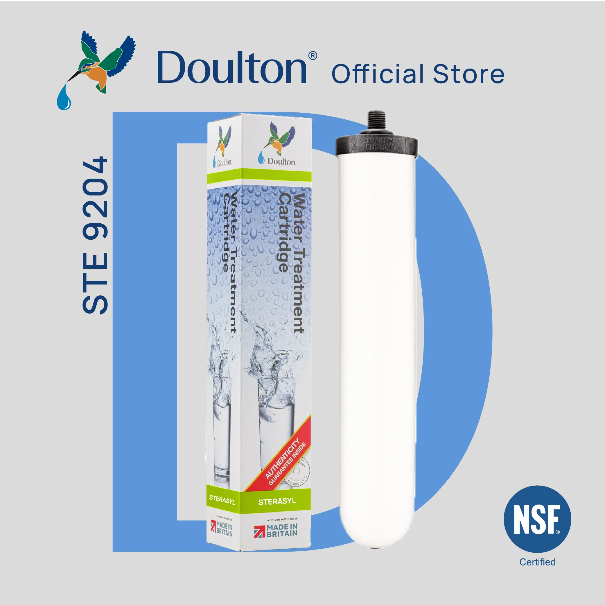 Doulton Sterasyl 9204 (NSF) Ceramic Water Filter Candle