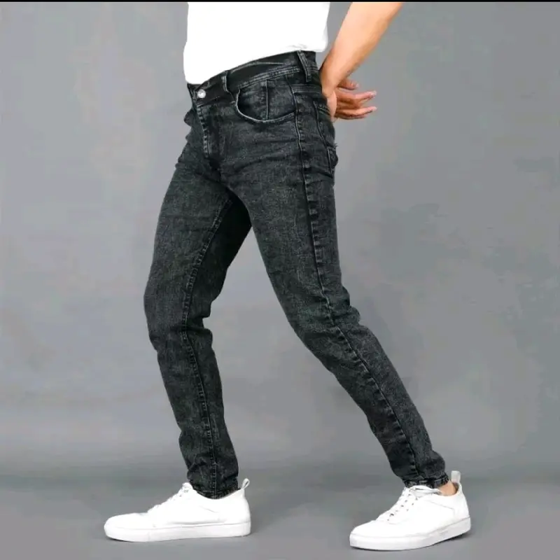 Celana Panjang Jeans Pensil Skinny Pria Snowash Slimfit Strech Denim Stretch Melar 0