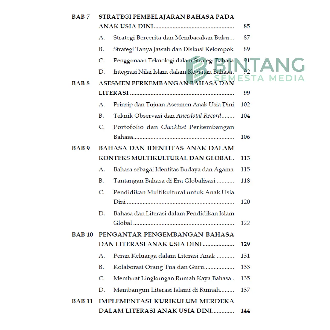 Pengembangan Bahasa dan Literasi AUD - Siti Nurul Aprida, M.Pd.