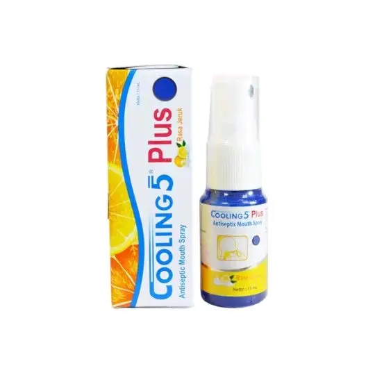 coolling plus rasa jeruk obat semprot sakit gigi sariawan dll Gusi