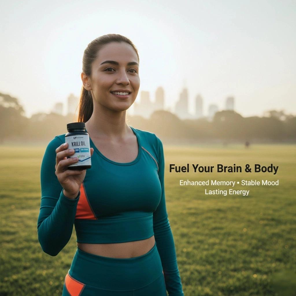 Minyak krill Spesial Ramadan, antioksidan ganda, meningkatkan daya ingat, suasana hati, dan kesehatan kulit.