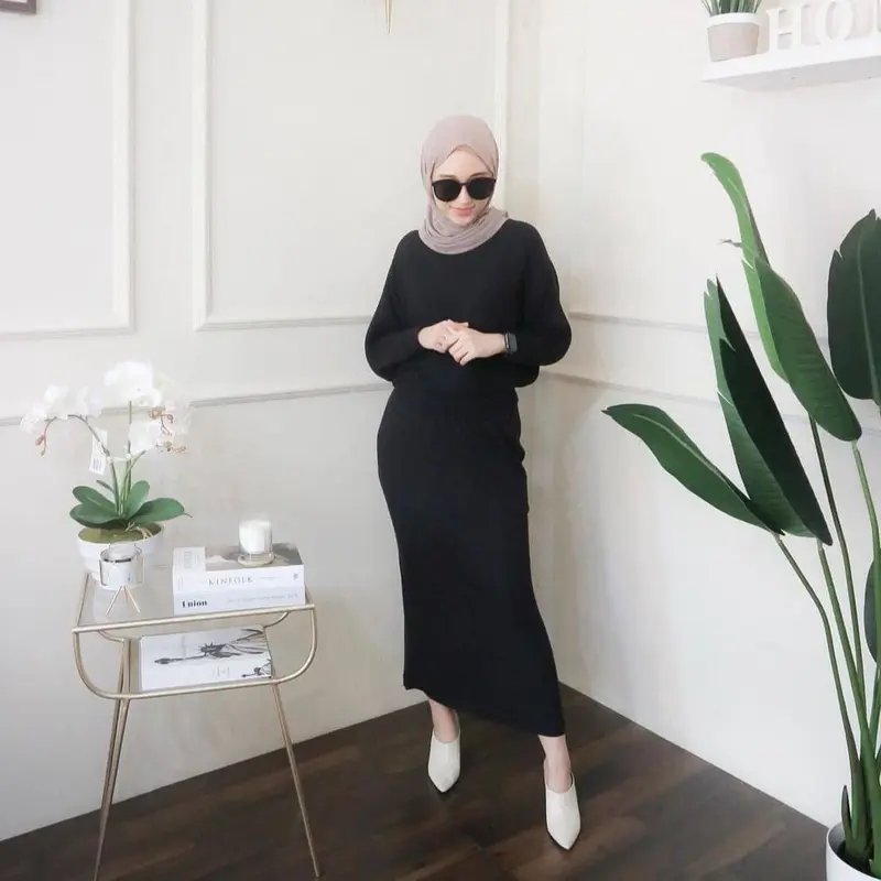 Setelan rajut oversize knit set Tokotin 1