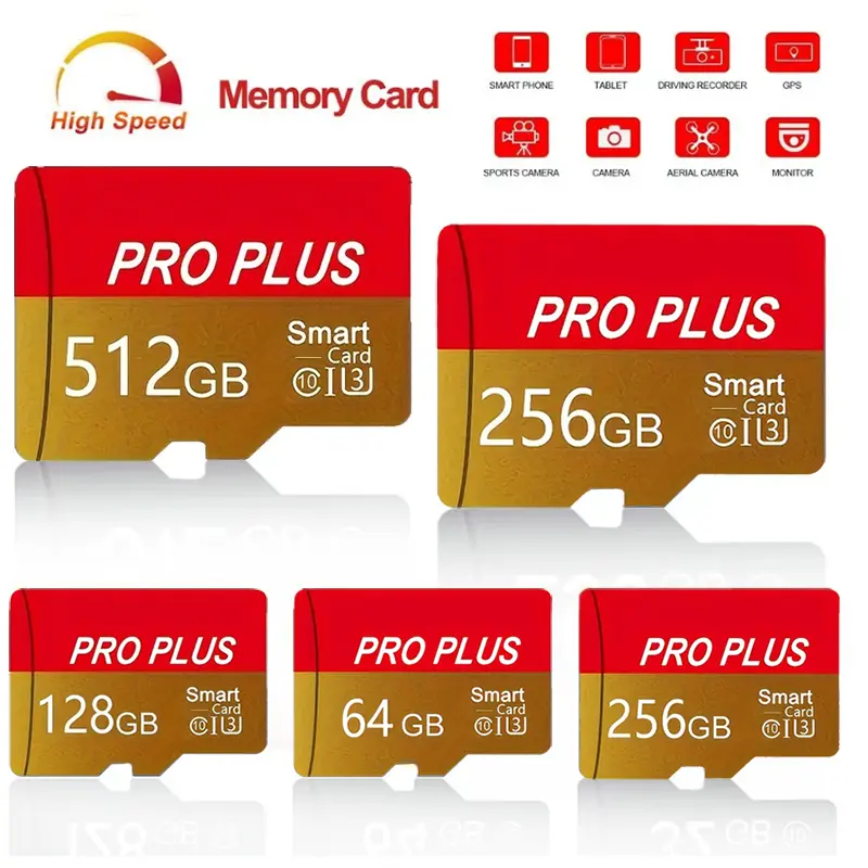 Micro SD Card Ultra Class 10 SDXC SDHC Memory Card 128GB 256GB 512GB Wholesale Bulk.