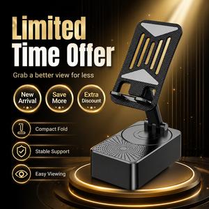 Giá đỡ loa Bluetooth thông minh cho phòng phim trên bàn làm việc! Nền âm thanh cho roleplay và giá đỡ điện thoại đa năng, nhạc nền phim không cần cắt ghép, không tốn công rắc rối, âm trầm 3 chiều, phụ kiện thiết yếu cho bàn làm việc trong ký túc xá!