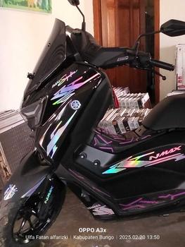 Product Review of STRIPING CUTTING STICKER YAMAHA NMAX 2025 ALL NEW NEO S TURBO LIS VARIASI STIKER Motorcycle from E**i 0