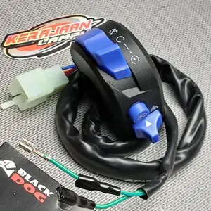 Saklar Kanan Xabre Thailand 3 Tombol Biru Universal Pcx Beat Street X ride Fu Megapro Cb150 R15 Ducati Rxking Scoopy Fino Genio