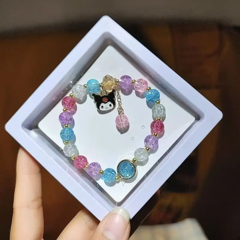 Trang Sức Vòng Tay Màu Pha Lê, Kulomy, Trang Sức Đơn Giản, Thời Trang, Hợp Xu hướng, Thích Hợp Cho Trẻ Em, Đồ Chơi 0