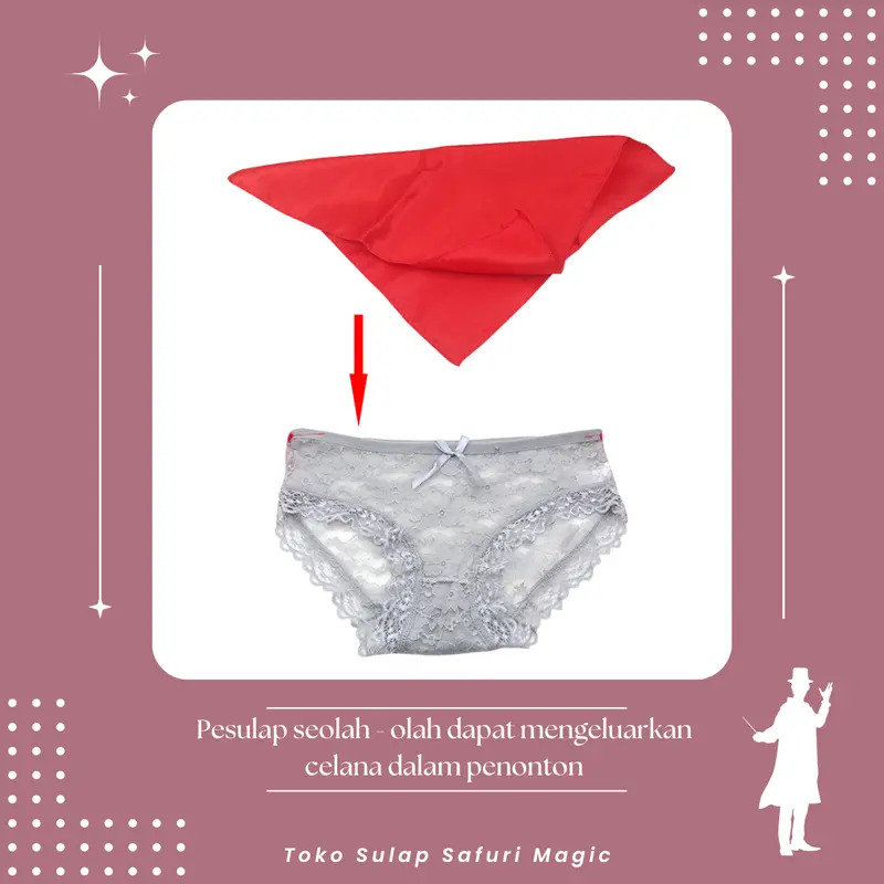 Alat Sulap Comedy Panties - Prank Celana Dalam - Sulap Comedy - Toko Sulap 1