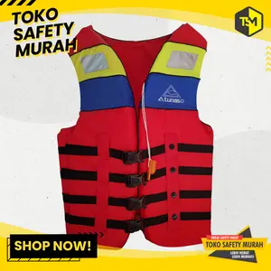 Life Jaket Rompi Pelampung ATUNAS MERAH Safety Vest Baju Renang Snorkling