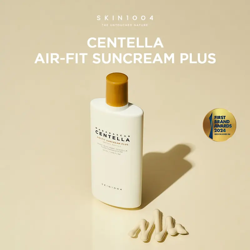 SKIN1004 Madagascar Centella Air-Fit Suncream Plus (Renewal) 50ml  Berminyak Kusam Muka Melindungi Kulit 2