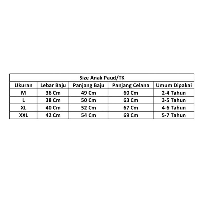 Product Introduction of Setelan Olahraga TK Lengan Pendek Bahan Tebal 0