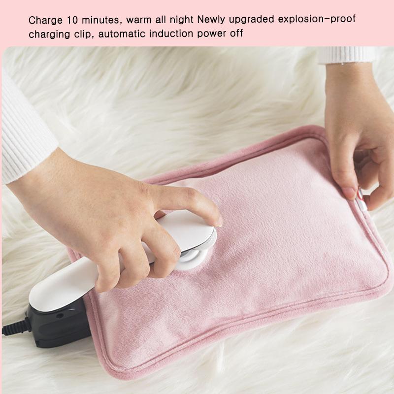 Bantal Penghangat Perut Nyeri Haid Rechargeable Menstrual Relief Heating Pad 220V 450W - Biru