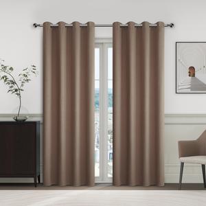 CASA RUYI Cortina Estampada Gruesa Y Opaca 137*230CM Cortina De 100% Algodón Estampado Detallado