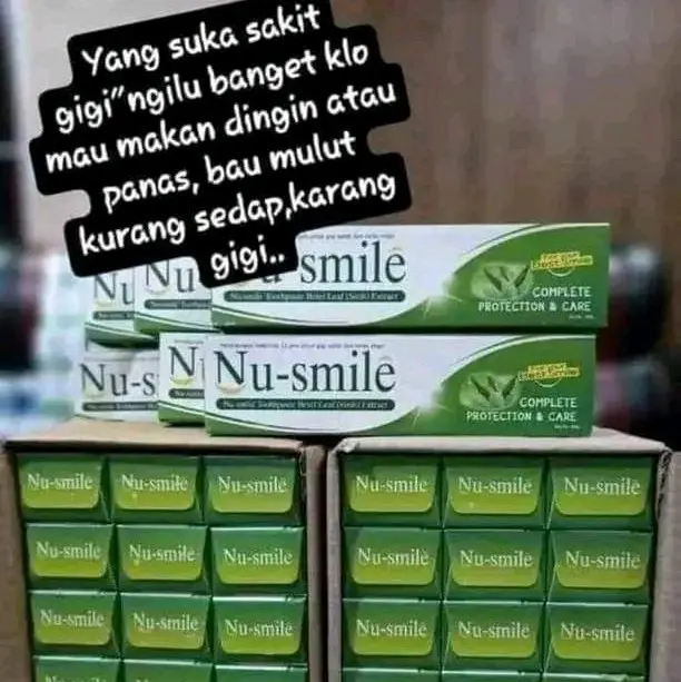 Nu Smile HWI Odol Herbal Rontokan Karang Gigi Perawatan Mulut 8
