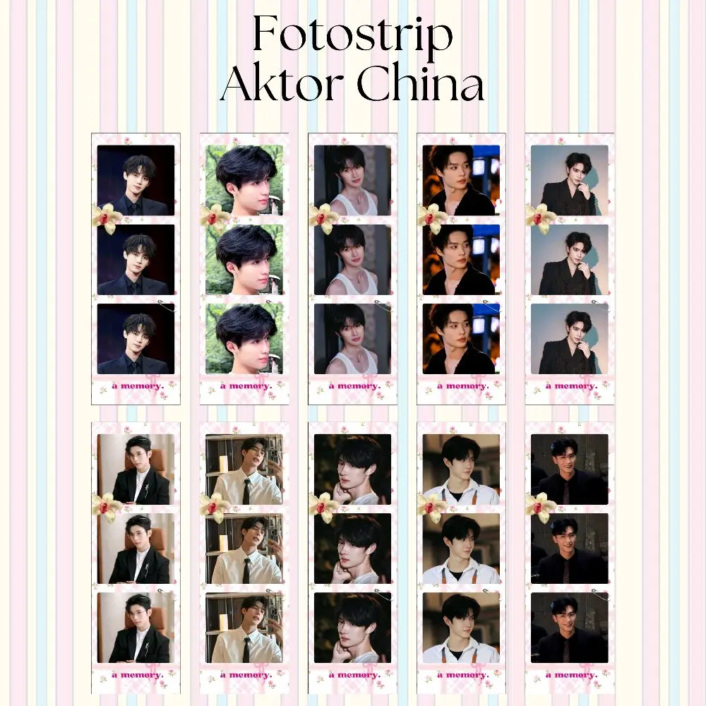 [Aktor China] Mini Fotostrip Aktor Drama China V2 – Koleksi Lucu - reanimar studio