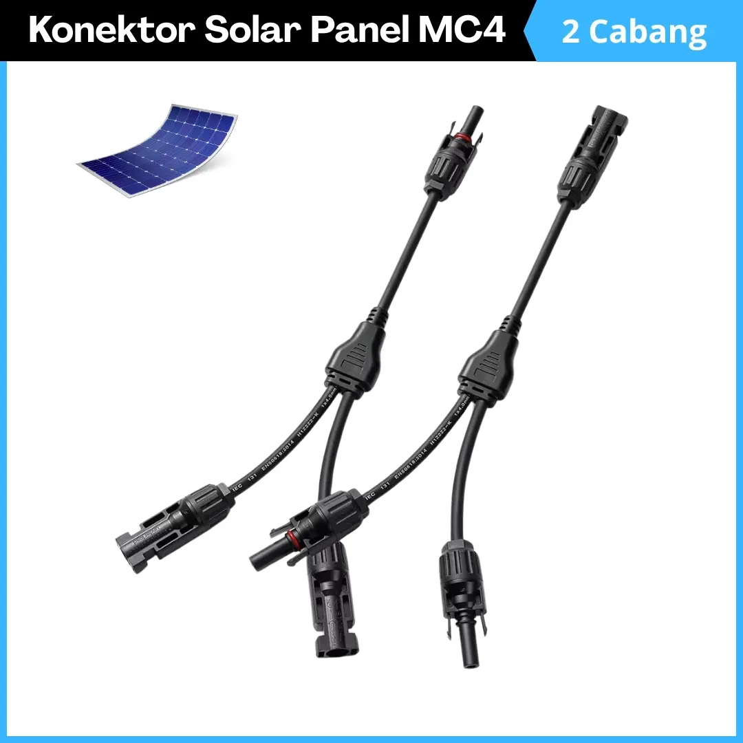 Konektor Mc4 2 Cabang 2 in 1 Konektor Solar Panel 4 Cabang 4 in 1 Connector Solar Panel Pararel