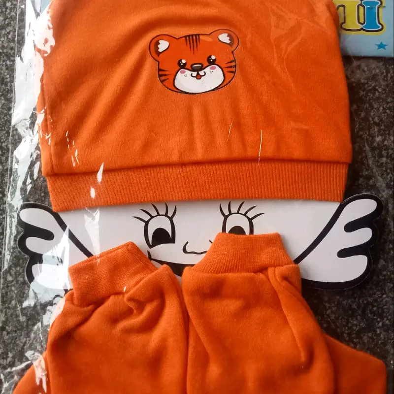 1 pcs set topi bayi warna Newborn untuk laki-laki dan perempuan 3