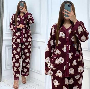 Product Review of SETELAN V-NECK TANGAN  PANJANG CELANA PANJANG || SETELAN BUSUI ABLE || LD 110CM || SETELAN WANITA BUSUI ABLE from R**a h**9 1