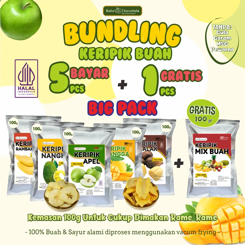 Paket 5 Buah 100 gr