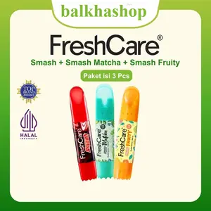 Freshcare Smash Matcha - Double Inhaler + Kerokan + Roll On