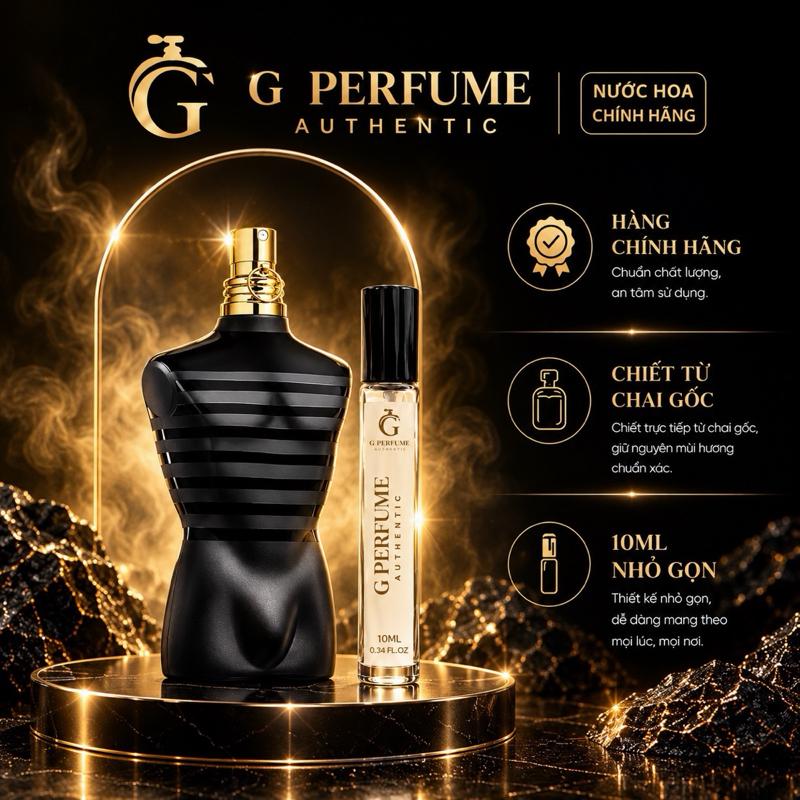 Ống thủy tinh 10ml Le Male Le Pafum Xịt Thơm