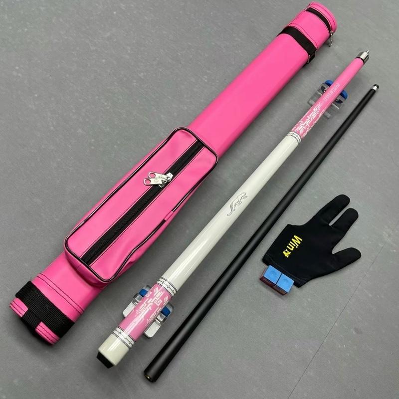 Cơ bida Preoai Hồng carbon pool tặng kèm bao da và phụ kiện.Gậy Bida Ruby hồng - ngọn đã lên tẩy kính trợ lực