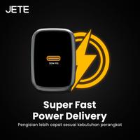 Gambar Kepala Charger JETE C83 20W Adaptor Include Kabel Fast Charging Dual Port USB A Type C Travel Size Batok Wall Charger Power Adapter - USB C, C to C - USB A + C, C to C dari Doran Gadget Official Store Kota Administrasi Jakarta Pusat 5 Tokopedia