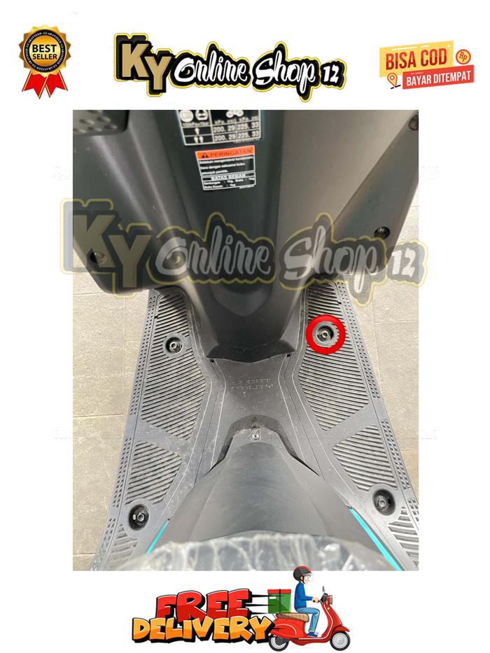 Jual BAUT DEK INJEK ( 1 BAUT ) MODEL 2 KUNCI BIG HEAD MIO SERIES 115 / ...