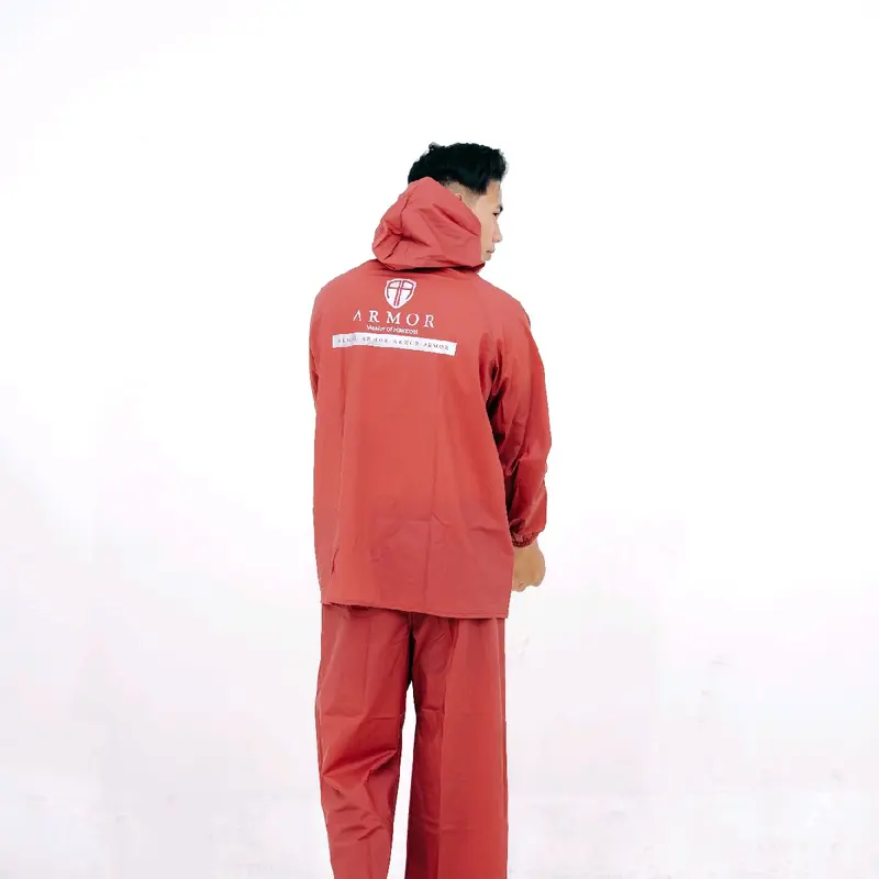 RAINCOAT JAS HUJAN SETELAN LAKI LAKI /  PRIA BY ARMOR [ BEST QUALITY ] Pvc 2