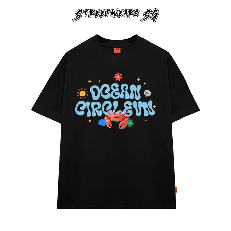 Áo Thun Circle OCEAN FUN CRAB TEE SHIRT cao cấp Form Rộng - Streetwears SG